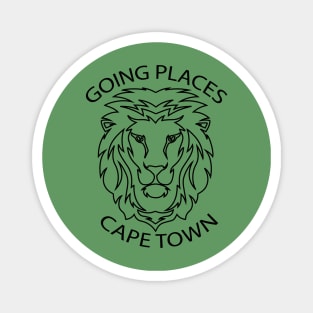 lion going places cape town Magnet